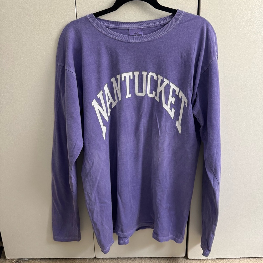 Nantucket long sleeve tee comfort colors